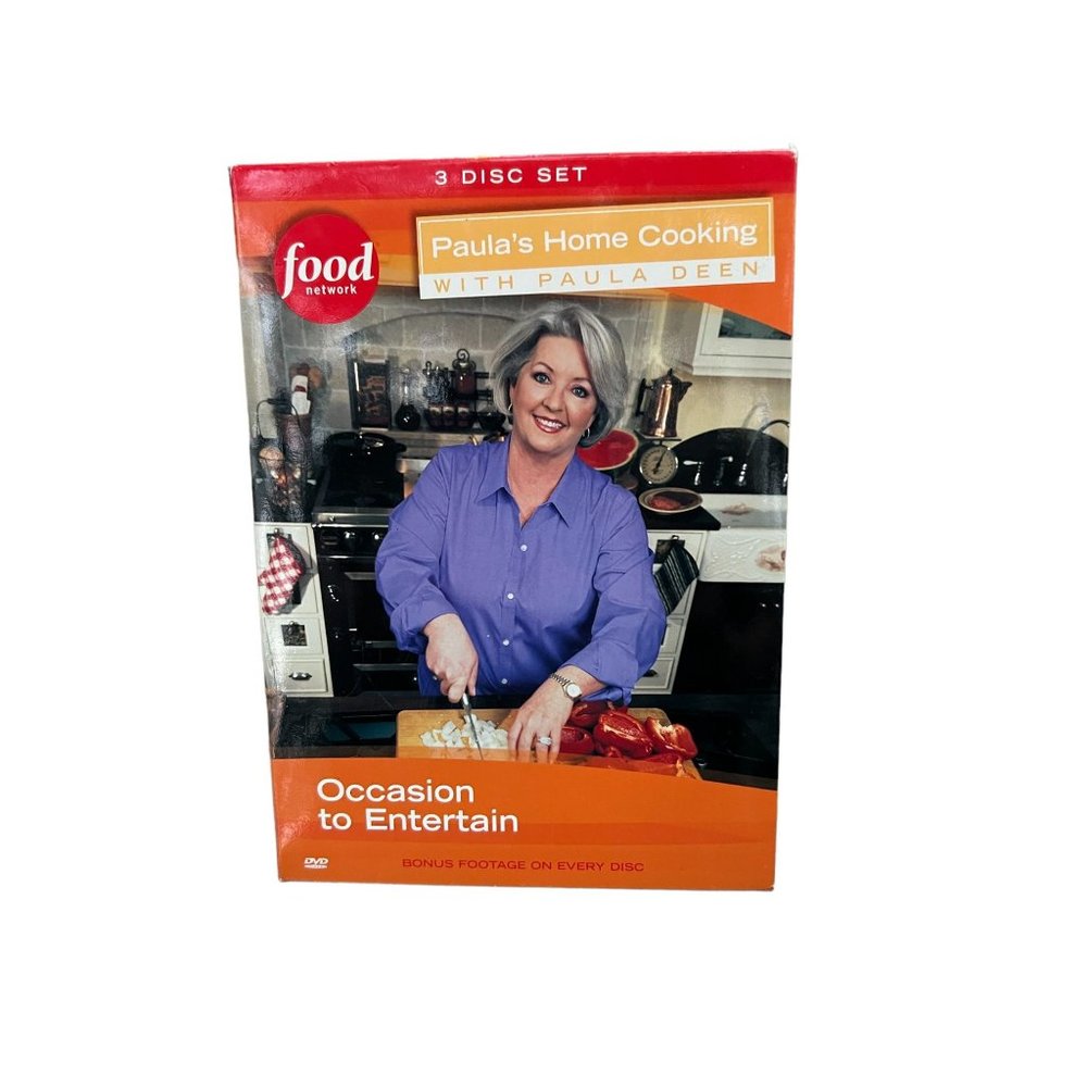 Food Network 3 DVD Set Paula's Home Cooking Occasion to Entertain